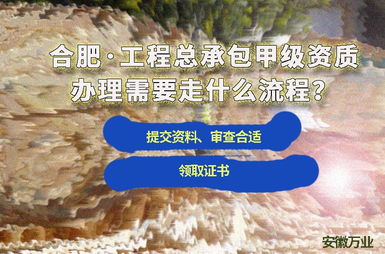 合肥工程總承包甲級(jí)資質(zhì)辦理需要走什么流程？